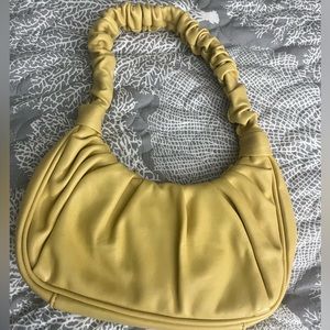 Yellow crossbody and shoulder bag